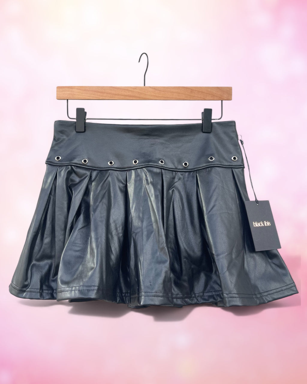 The City Star Vegan Leather Skort